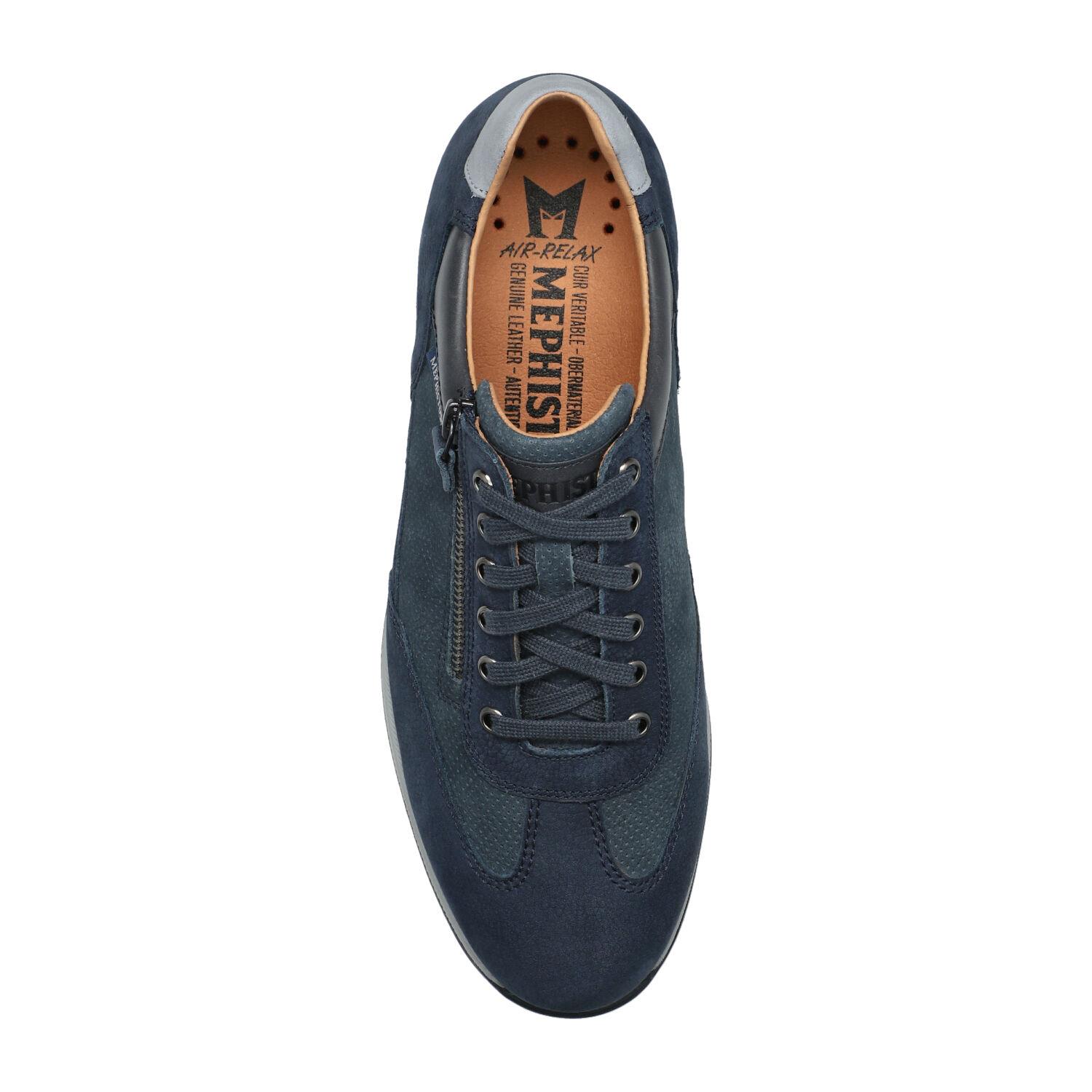 lacets homme modèle Leon Bleu jean - Mephisto